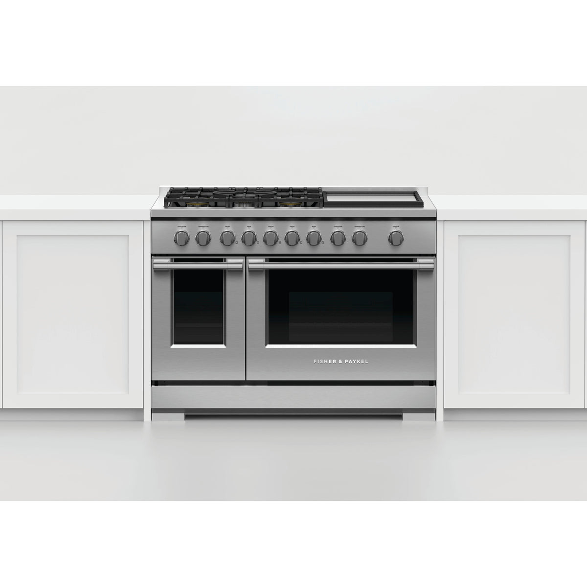  Fisher & Paykel 48-inch Freestanding Gas Range with Griddle RGV3-485GD-L IMAGE 3