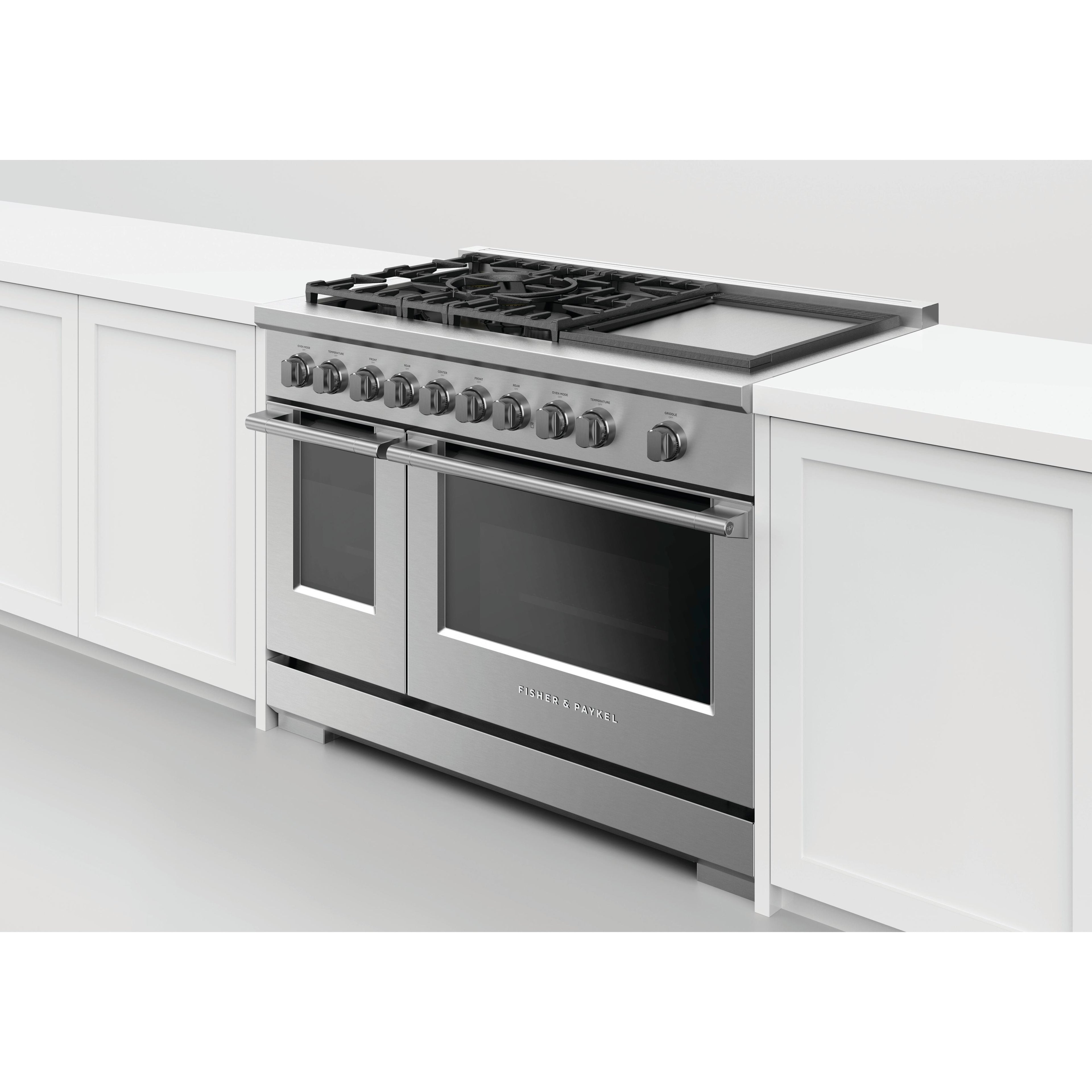  Fisher & Paykel 48-inch Freestanding Gas Range with Griddle RGV3-485GD-N IMAGE 5