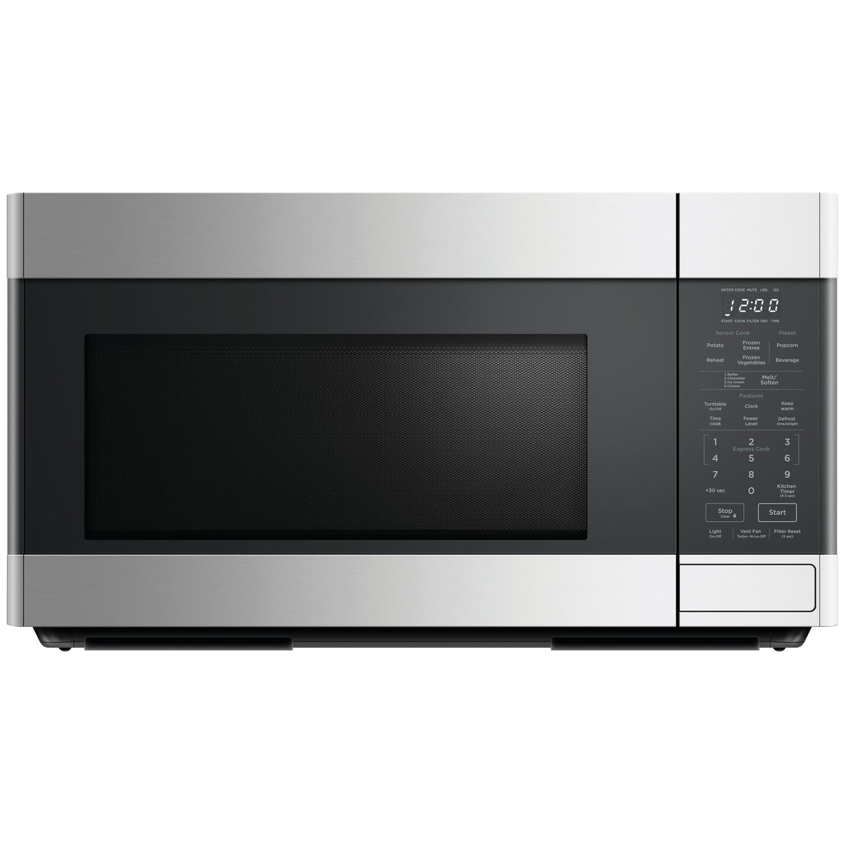  Fisher & Paykel 30-inch, 1.8 cu.ft. Over-the-Range Microwave Oven with 10 Cooking Modes WDF560SADM IMAGE 1