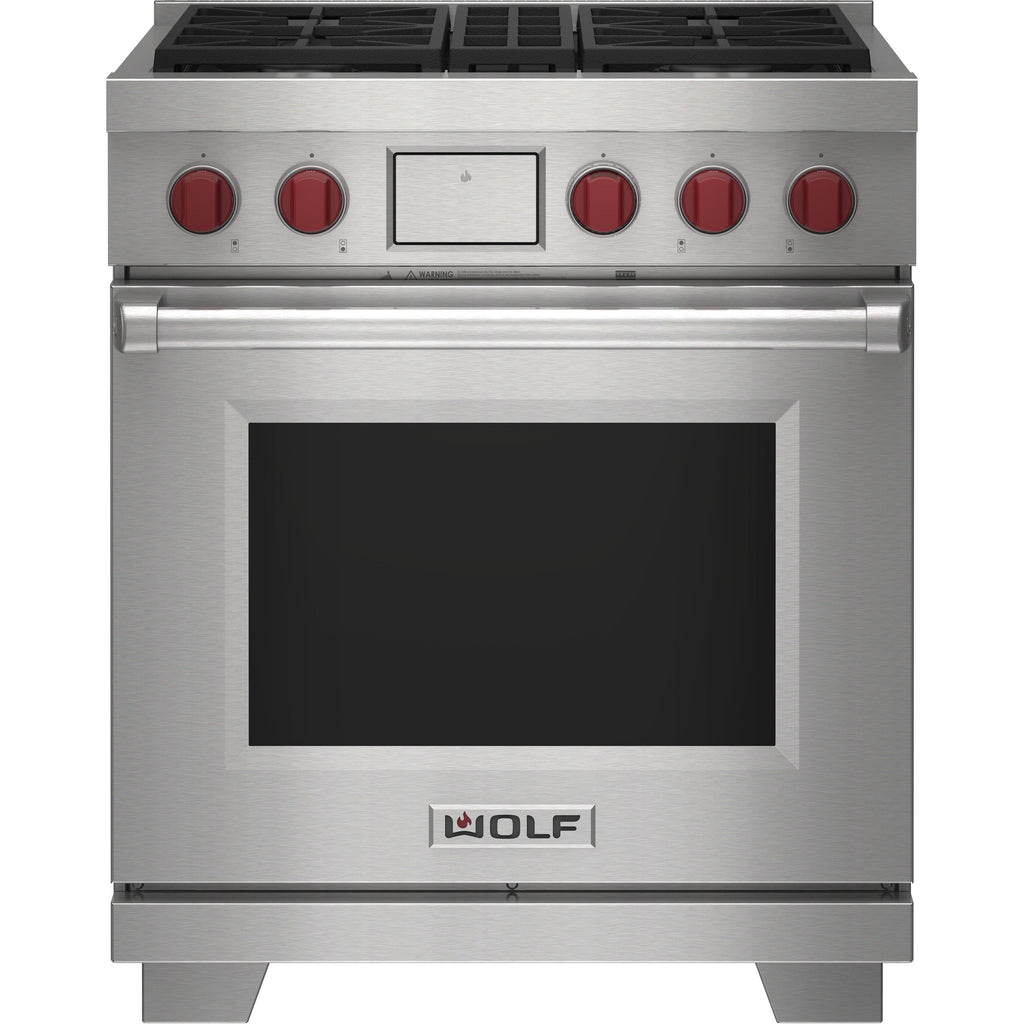 Wolf 30-inch Dual Fuel Range DF30450/S/P/LP IMAGE 1