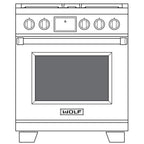  Wolf 30-inch Dual Fuel Range DF30450/S/P/LP IMAGE 2