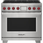  Wolf 36-inch Dual Fuel Range DF36650/S/P/LP IMAGE 1