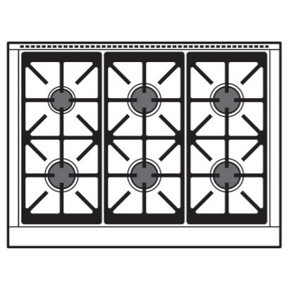  Wolf 36-inch Dual Fuel Range DF36650/S/P/LP IMAGE 3