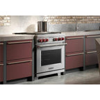  Wolf 36-inch Dual Fuel Range with Griddle DF36450G/S/P/LP IMAGE 1