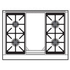  Wolf 36-inch Dual Fuel Range with Griddle DF36450G/S/P/LP IMAGE 3