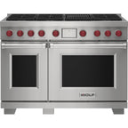  Wolf 48-inch Dual Fuel Range with Charbroiler DF48650C/S/P/LP IMAGE 1
