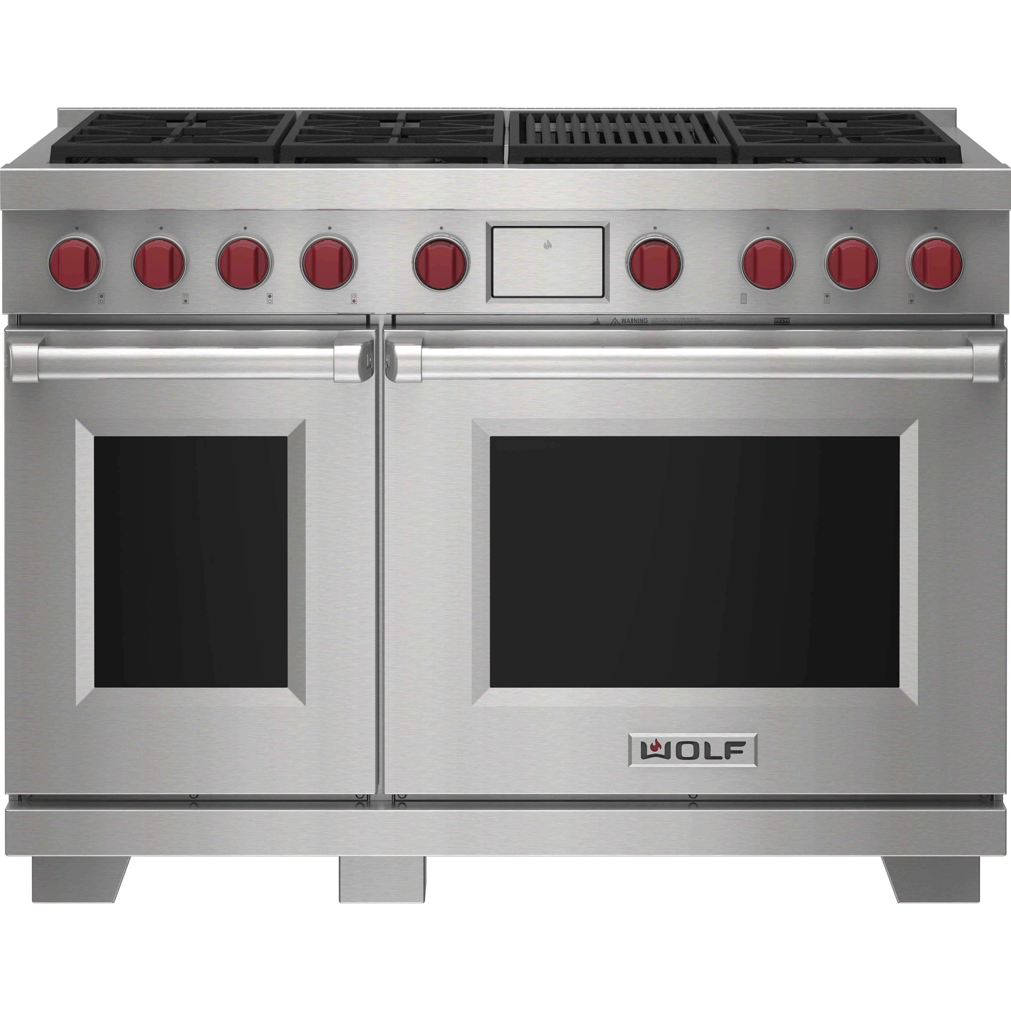  Wolf 48-inch Dual Fuel Range with Charbroiler DF48650C/S/P/LP IMAGE 1