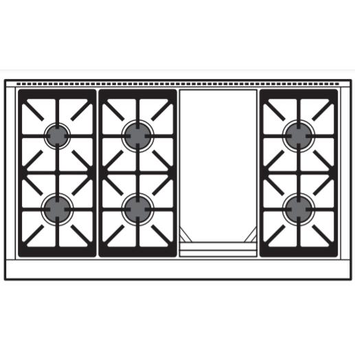  Wolf 48-inch Dual Fuel Range with Griddle DF48650G/S/P/LP IMAGE 3