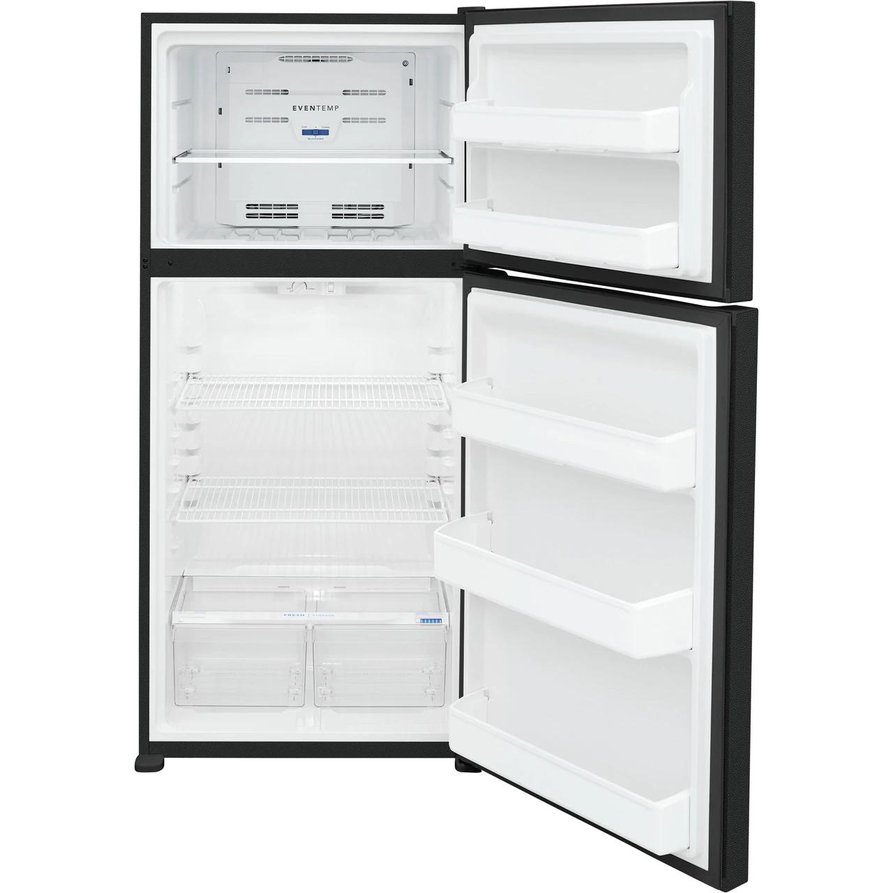  Frigidaire 30-inch, 18.3 cu.ft. Freestanding Top Freezer Refrigerator with EvenTemp™ Cooling System FFHT1814WB IMAGE 3