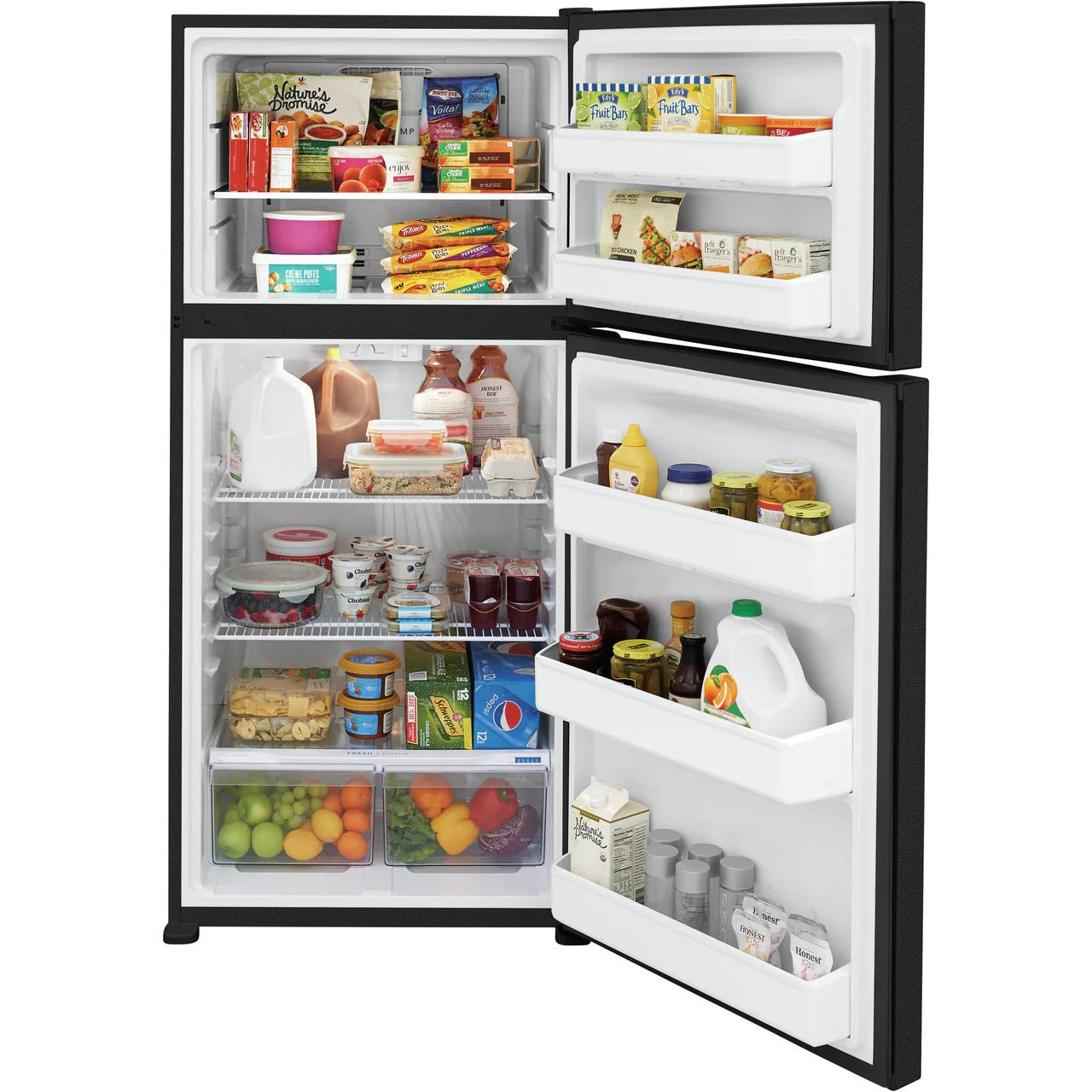  Frigidaire 30-inch, 18.3 cu.ft. Freestanding Top Freezer Refrigerator with EvenTemp™ Cooling System FFHT1814WB IMAGE 4