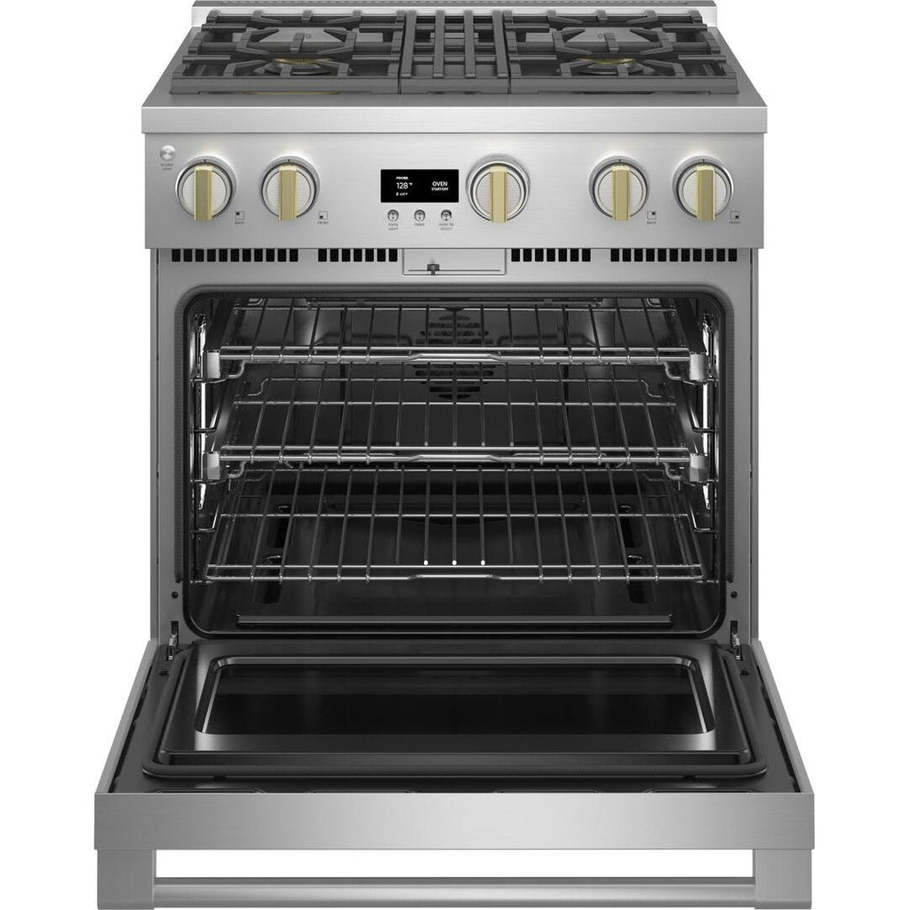  Monogram 30-inch Freestanding Gas Range with Convection Technology ZGP304NTSS IMAGE 2
