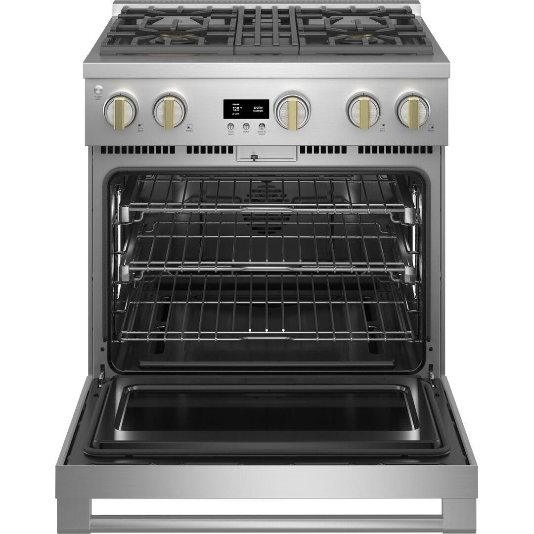  Monogram 30-inch Freestanding Gas Range with Convection Technology ZGP304NTSS IMAGE 2