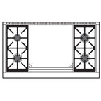  Wolf 48-inch Dual Fuel Range with Double Griddle DF48450DG/S/P/LP IMAGE 3