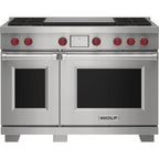  Wolf 48-inch Dual Fuel Range with French Top DF48450F/S/P/LP IMAGE 1