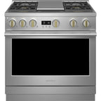  Monogram 36-inch Freestanding Gas Range with Convection Technology ZGP364NDTSS IMAGE 1