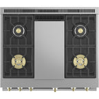  Monogram 36-inch Freestanding Gas Range with Convection Technology ZGP364NDTSS IMAGE 4