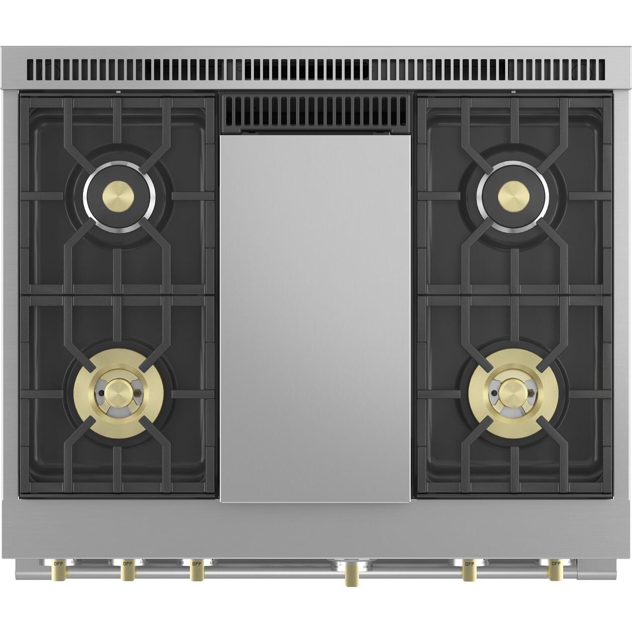  Monogram 36-inch Freestanding Gas Range with Convection Technology ZGP364NDTSS IMAGE 4