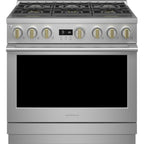  Monogram 36-inch Freestanding Gas Range with Convection Technology ZGP366NTSS IMAGE 1