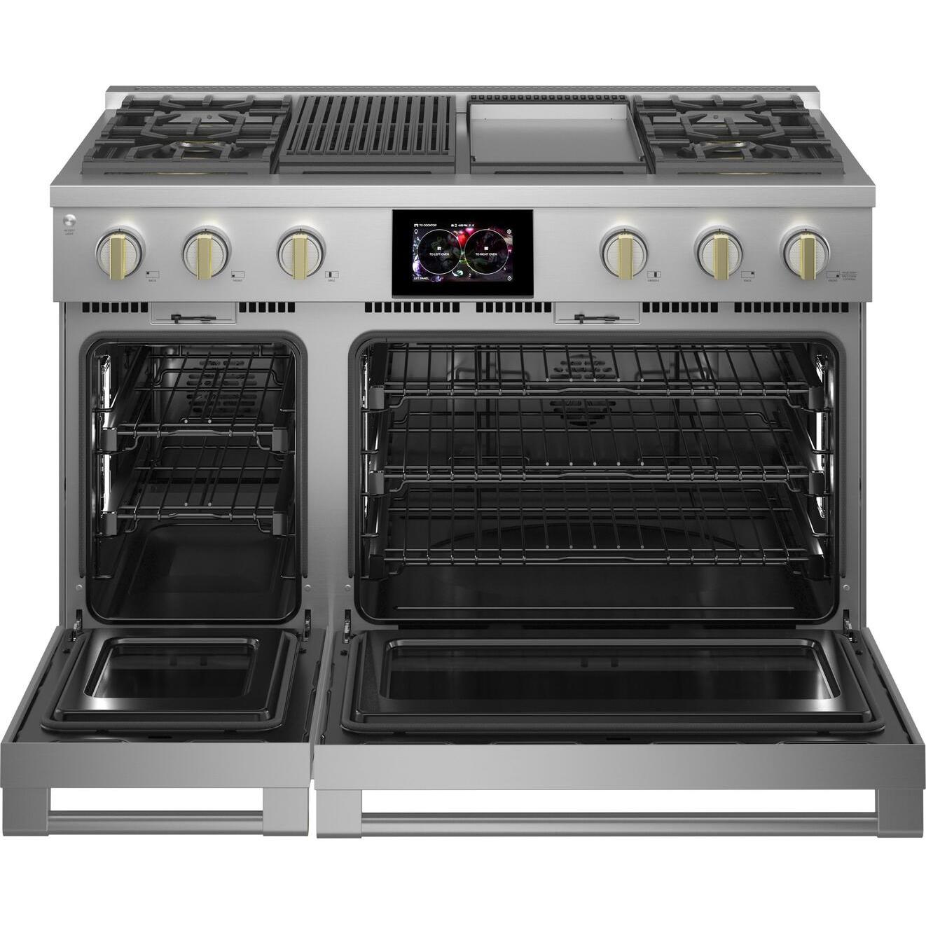  Monogram 48-inch Freestanding Dual-Fuel Range with True European Convection Technology ZDP484NGTSS IMAGE 4
