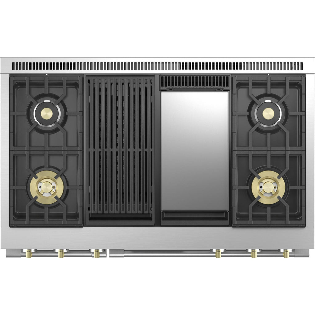  Monogram 48-inch Freestanding Dual-Fuel Range with True European Convection Technology ZDP484NGTSS IMAGE 7