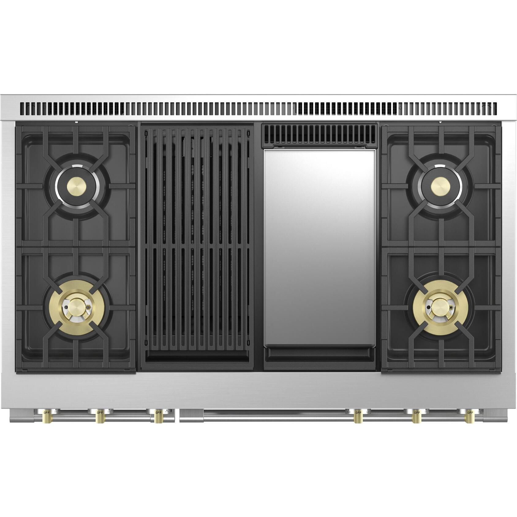  Monogram 48-inch Freestanding Dual-Fuel Range with True European Convection Technology ZDP484NGTSS IMAGE 7