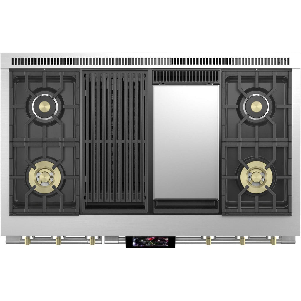  Monogram 48-inch Freestanding Dual-Fuel Range with True European Convection Technology ZDP484NGTSS IMAGE 8