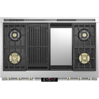  Monogram 48-inch Freestanding Dual-Fuel Range with True European Convection Technology ZDP484NGTSS IMAGE 8