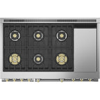  Monogram 48-inch Freestanding Dual-Fuel Range with True European Convection Technology ZDP486NDTSS IMAGE 4