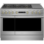  Monogram 48-inch Freestanding Gas Range with Convection Technology ZGP486NDTSS IMAGE 1