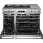  Monogram 48-inch Freestanding Gas Range with Convection Technology ZGP486NDTSS IMAGE 2