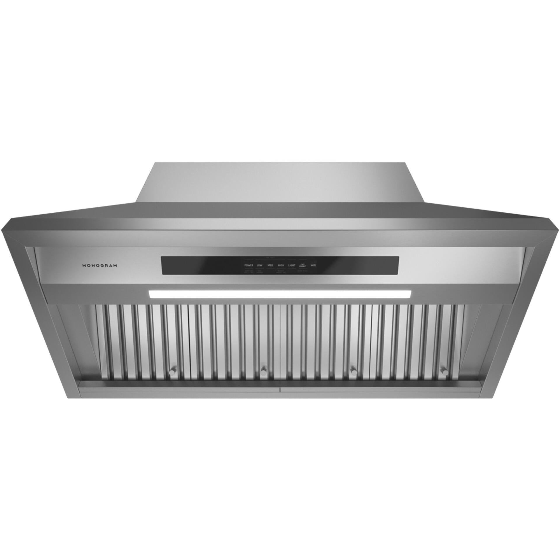  Monogram 48-inch Professional Statement Collection Wall Mount Range Hood ZVW1480SPSS IMAGE 4