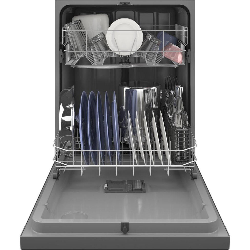  GE 24-inch Built-In Dishwasher with Front Controls GDF510PSRSS IMAGE 3