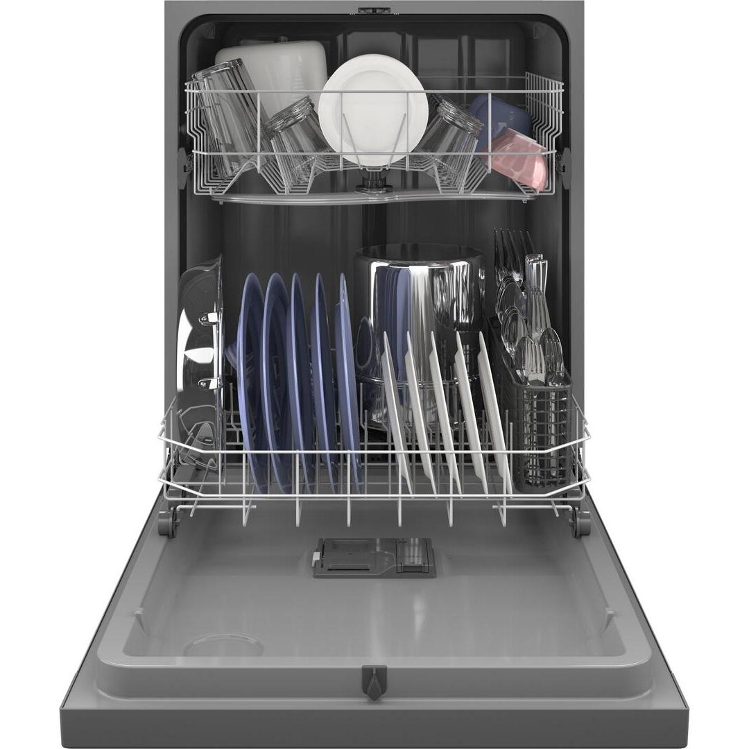  GE 24-inch Built-In Dishwasher with Front Controls GDF510PSRSS IMAGE 3