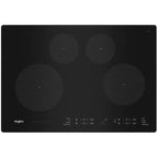  Whirlpool 30-inch Built-In Electric Cooktop with Induction Technology WCI55US0JB IMAGE 1