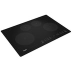  Whirlpool 30-inch Built-In Electric Cooktop with Induction Technology WCI55US0JB IMAGE 2