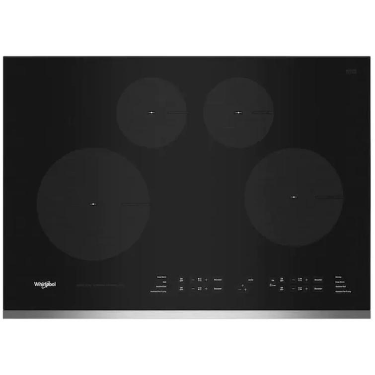  Whirlpool 30-inch Built-In Electric Cooktop with Induction Technology WCI55US0JS IMAGE 1