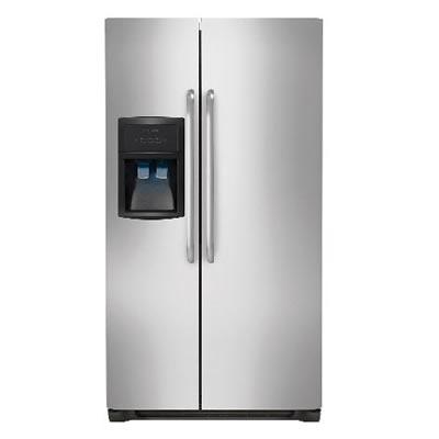  Frigidaire 36-inch, 26 cu. ft. Side-by-Side Refrigerator with Ice and Water FFUS2613LS IMAGE 1