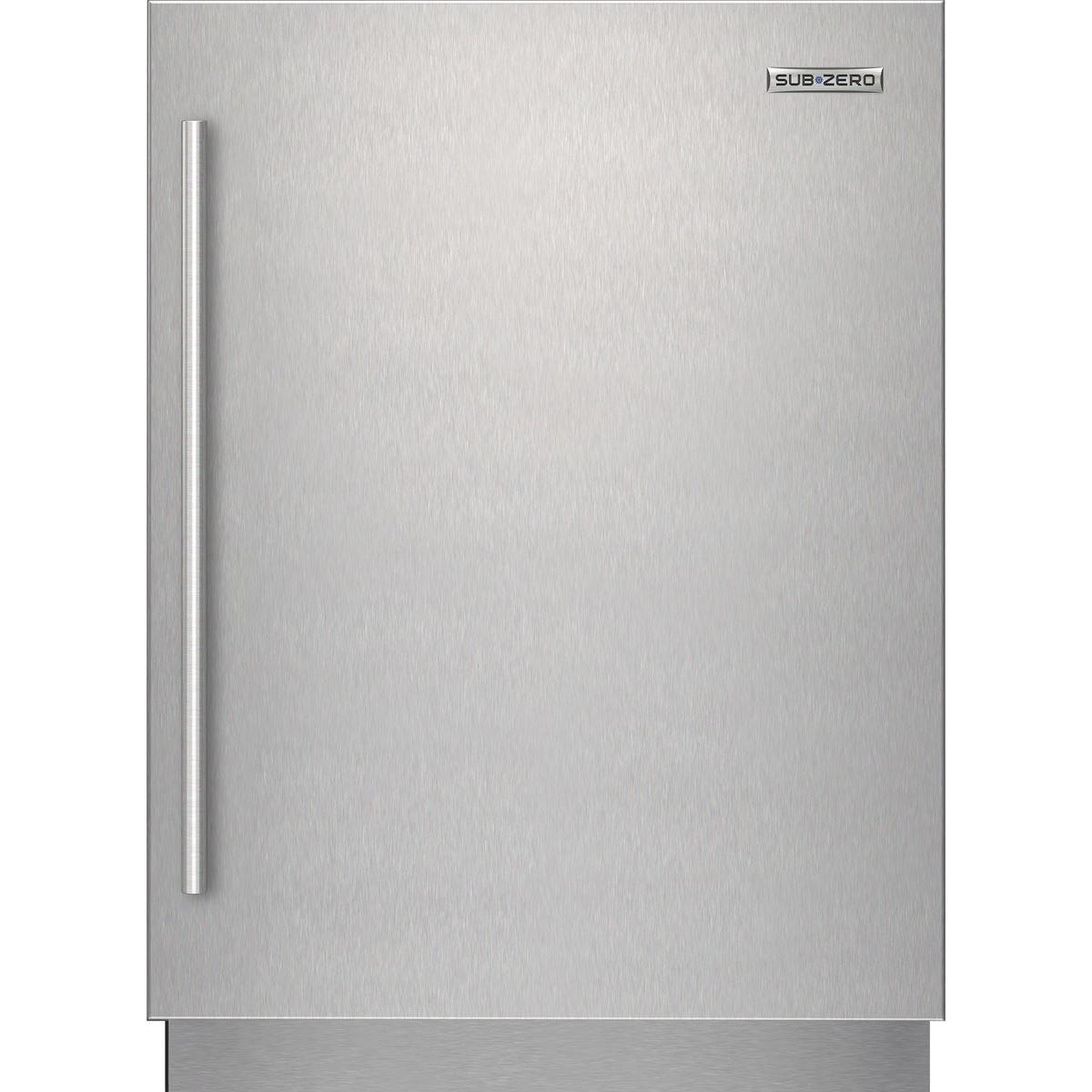  Sub-Zero Stainless Steel Solid Door Panel - Tubular Handle, Right Hinge 9029035 IMAGE 1