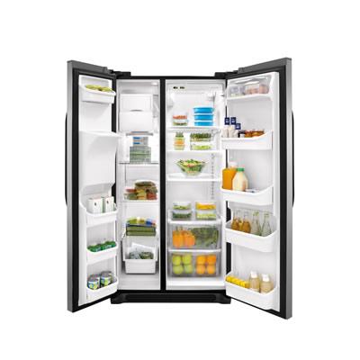  Frigidaire 36-inch, 26 cu. ft. Side-by-Side Refrigerator with Ice and Water FFUS2613LM IMAGE 3