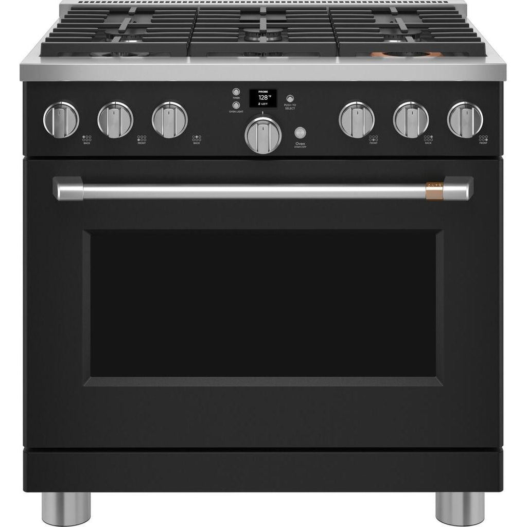  Café 36-inch Freestanding Gas Range with WI-FI Connect CGY366P3TD1 IMAGE 1