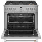  Café 36-inch Freestanding Gas Range with WI-FI Connect CGY366P2TS1 IMAGE 2