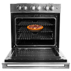  Blomberg 30-inch Slide-in Electric Induction Range with Convection Technology BIR34452CSS IMAGE 3