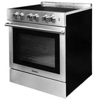  Blomberg 30-inch Slide-in Electric Induction Range with Convection Technology BIR34452CSS IMAGE 4