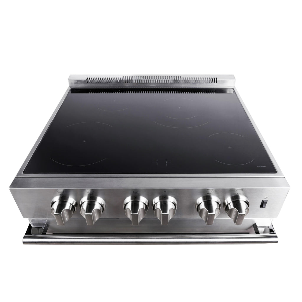  Blomberg 30-inch Slide-in Electric Induction Range with Convection Technology BIR34452CSS IMAGE 5