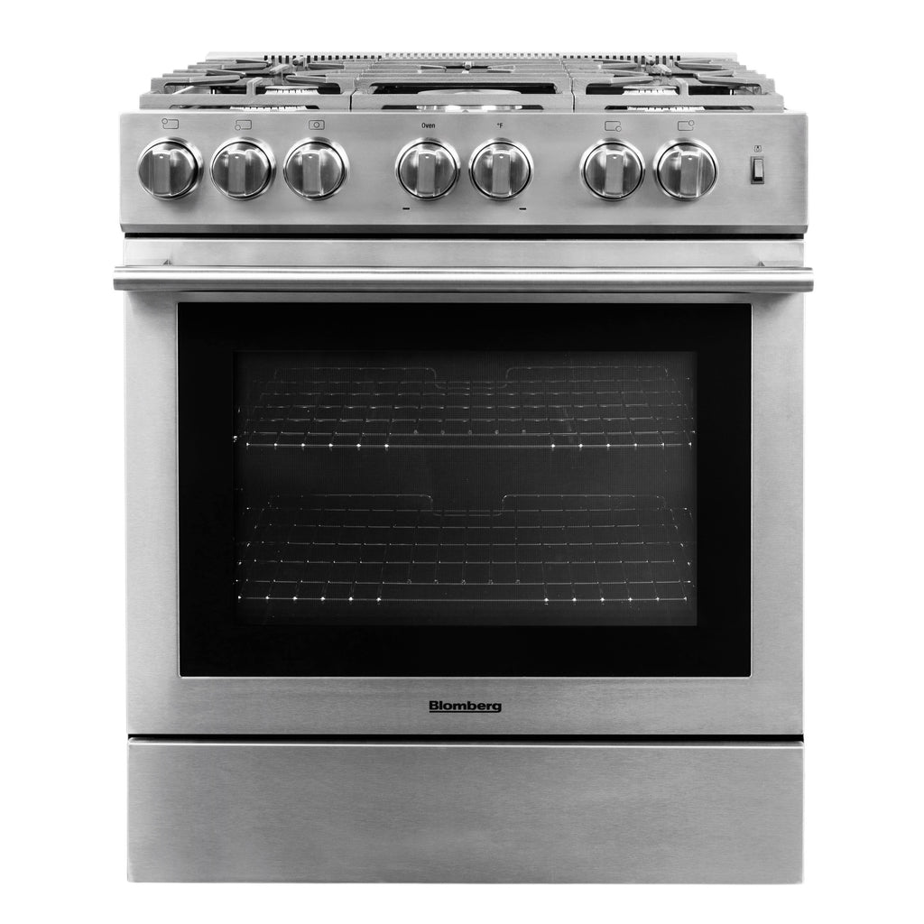  Blomberg 30-inch slide-in Gas Range with Convection Technology BGR30522CSS IMAGE 1