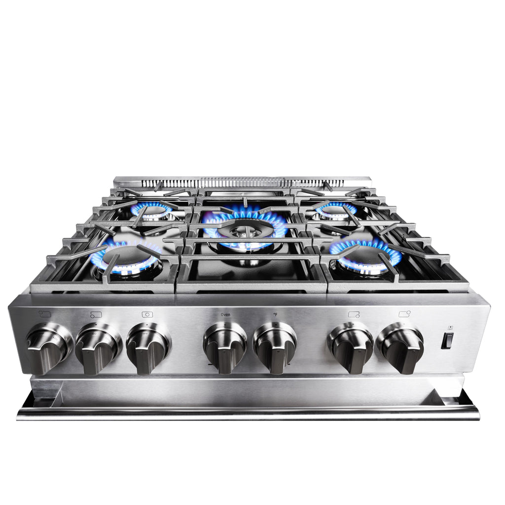  Blomberg 30-inch slide-in Gas Range with Convection Technology BGR30522CSS IMAGE 7