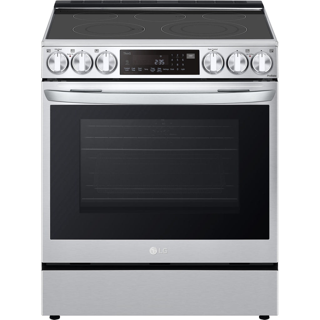  LG 30-inch Slide-In Electric Range with Air Fry LSEL6335F IMAGE 1
