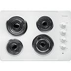 Frigidaire 30-inch Built-In Electric Cooktop FFEC3005LW IMAGE 1