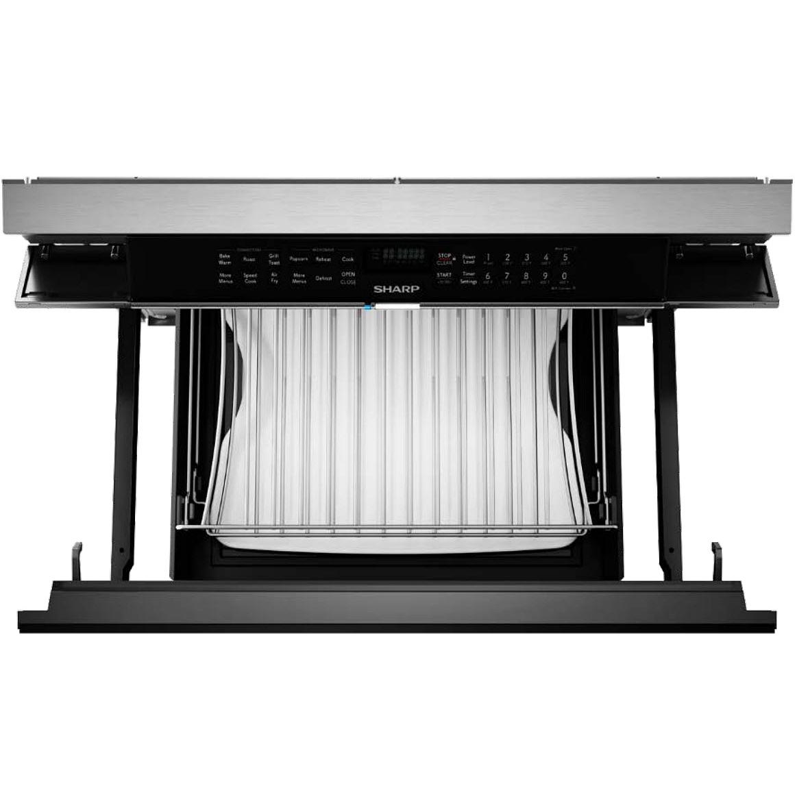 Sharp 24-inch, 1.4 cu.ft. Built-in Microwave Drawer with Convection Technology SMD2499FSC IMAGE 9