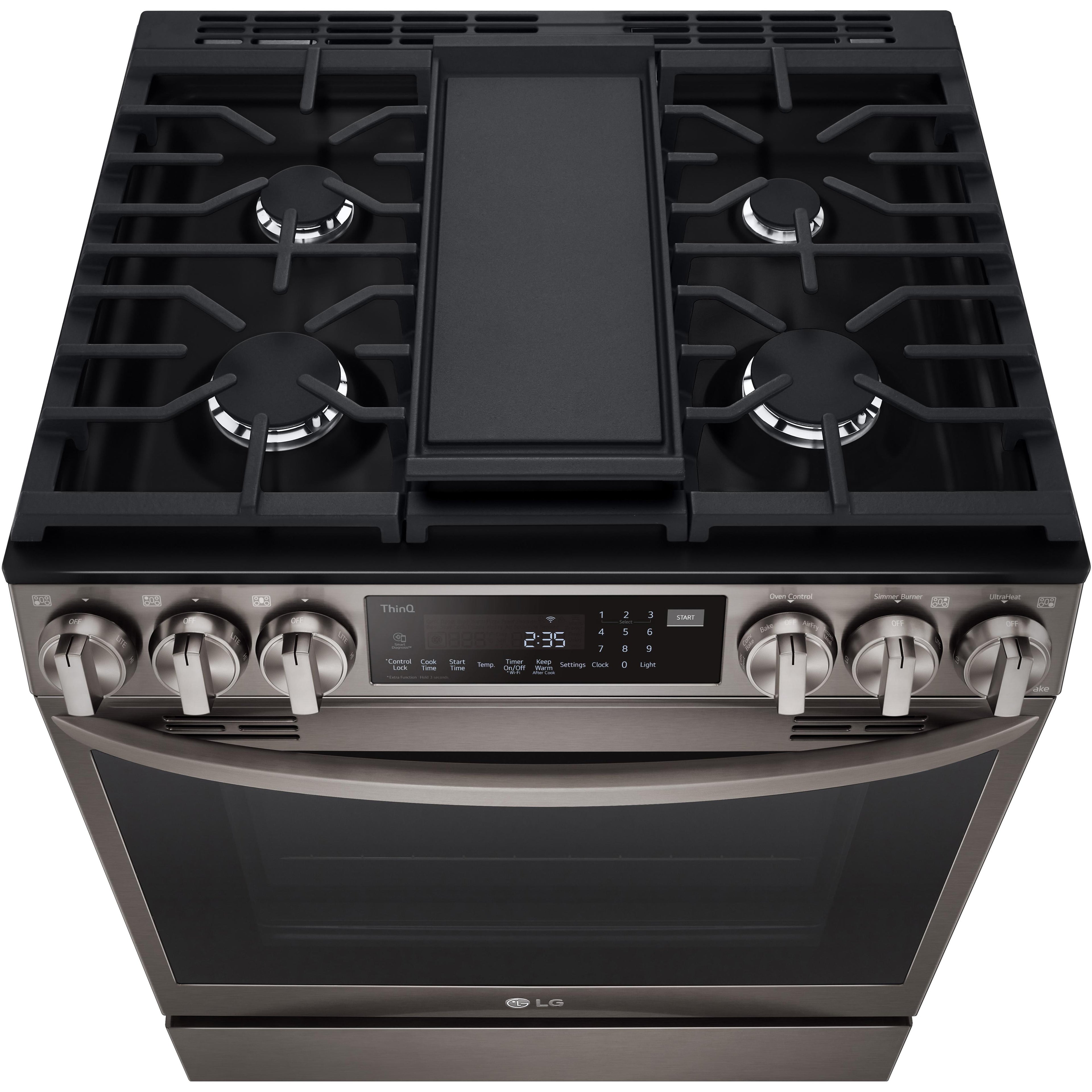  LG 30-inch Slide-In Gas Range with Air Fry LSGL6335D IMAGE 6